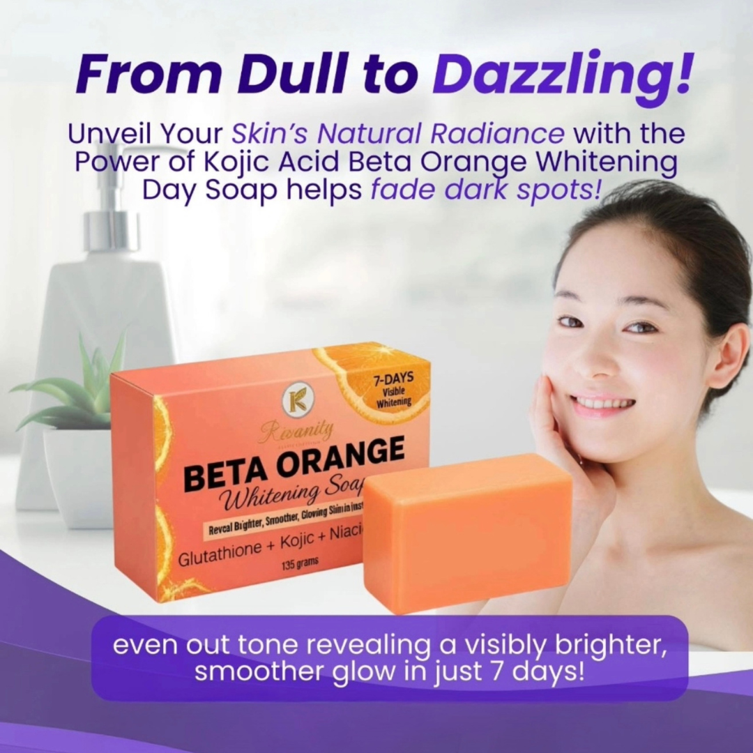 Rivanity Beta Orange Soap (135 grams)