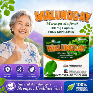 Malunggay (Moringa oleifera) 500mg capsule (100 capsules/box)