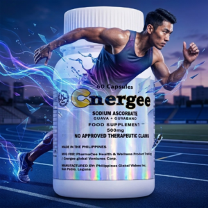 Cnergee Sodium Ascorbate + Guava + Guyabano 60 Capsules