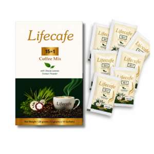 LifeCafe 15-in-1 Coffee (12 grams x 10 sachets / box)