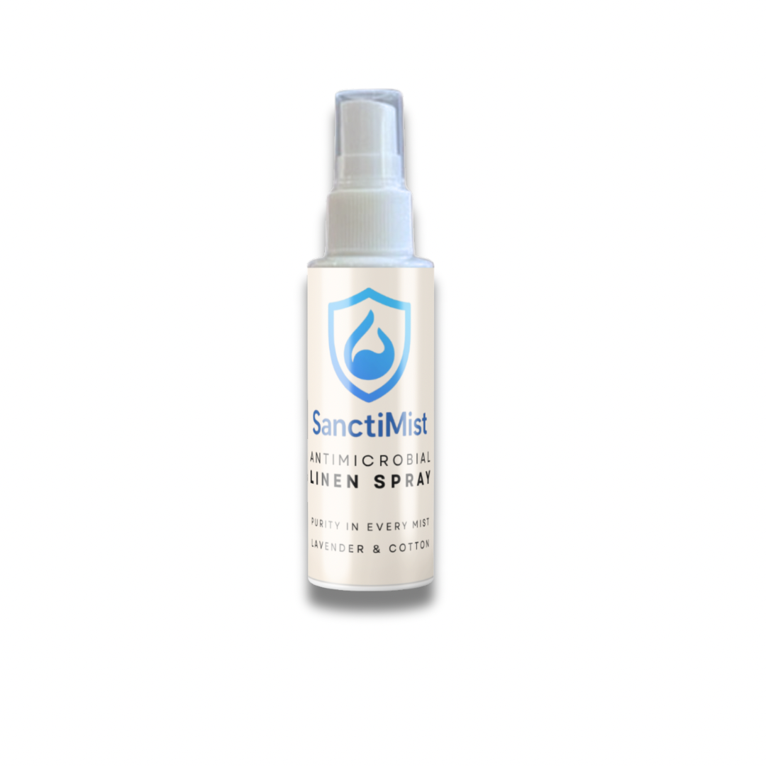 SanctiMist Anti Microbial Linen Spray (60ml bottle) - Image 2